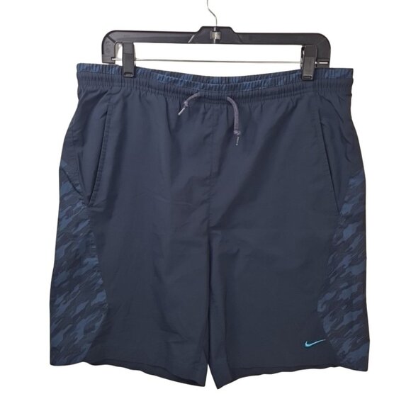 Nike Fit Dry Men's Blue Athletic Shorts Sportswear Size L - Picture 1 of 10